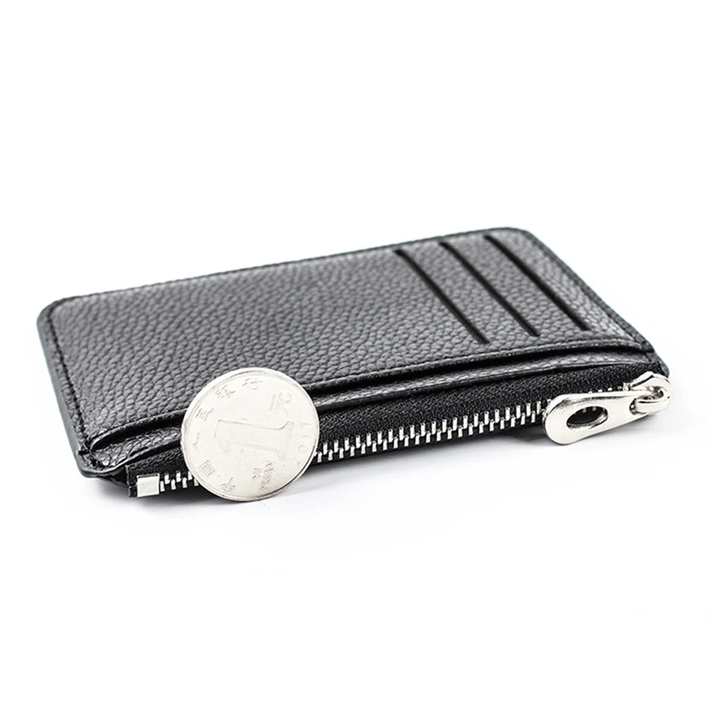 Slim Credit Card Holder for Women Portable Lightweight Card Wallet for Birthday New Year Christmas Gift Peaceful Pleasures Health and Wellness