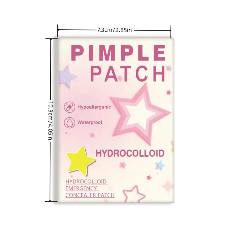 1400pcs Colorful PE Pimple Patches Cute Star Shaped Pimple Cover Sticker Invisible Pimple Cover Removal Pimple Patch Peaceful Pleasures Health and Wellness