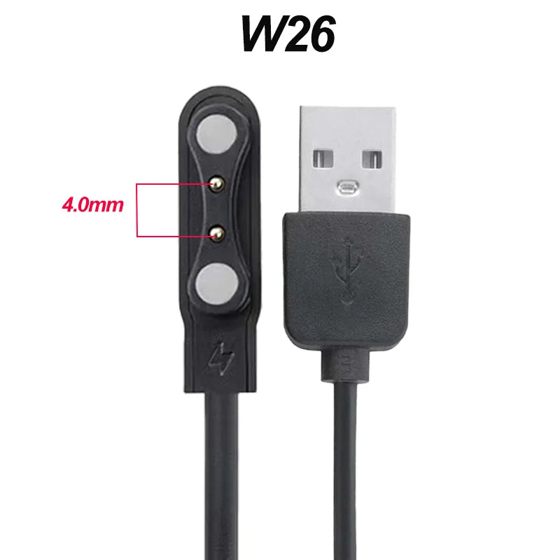 1pcs/2pcs Magnetic Smart Watch Charger For YAMAY VeryFitPro, Letsfit, And Uwatch Replacement USB Charging Cable For SW021 SW023 Peaceful Pleasures Health and Wellness