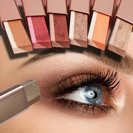 Dual-Color Shimmer Eyeshadow Stick – Waterproof Cream Pencil Eyeshadow Pencil Oasis Select