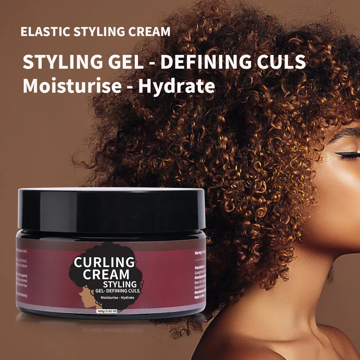 Moisturizing Curl Enhancer Styling Cream – Natural Curls 100g