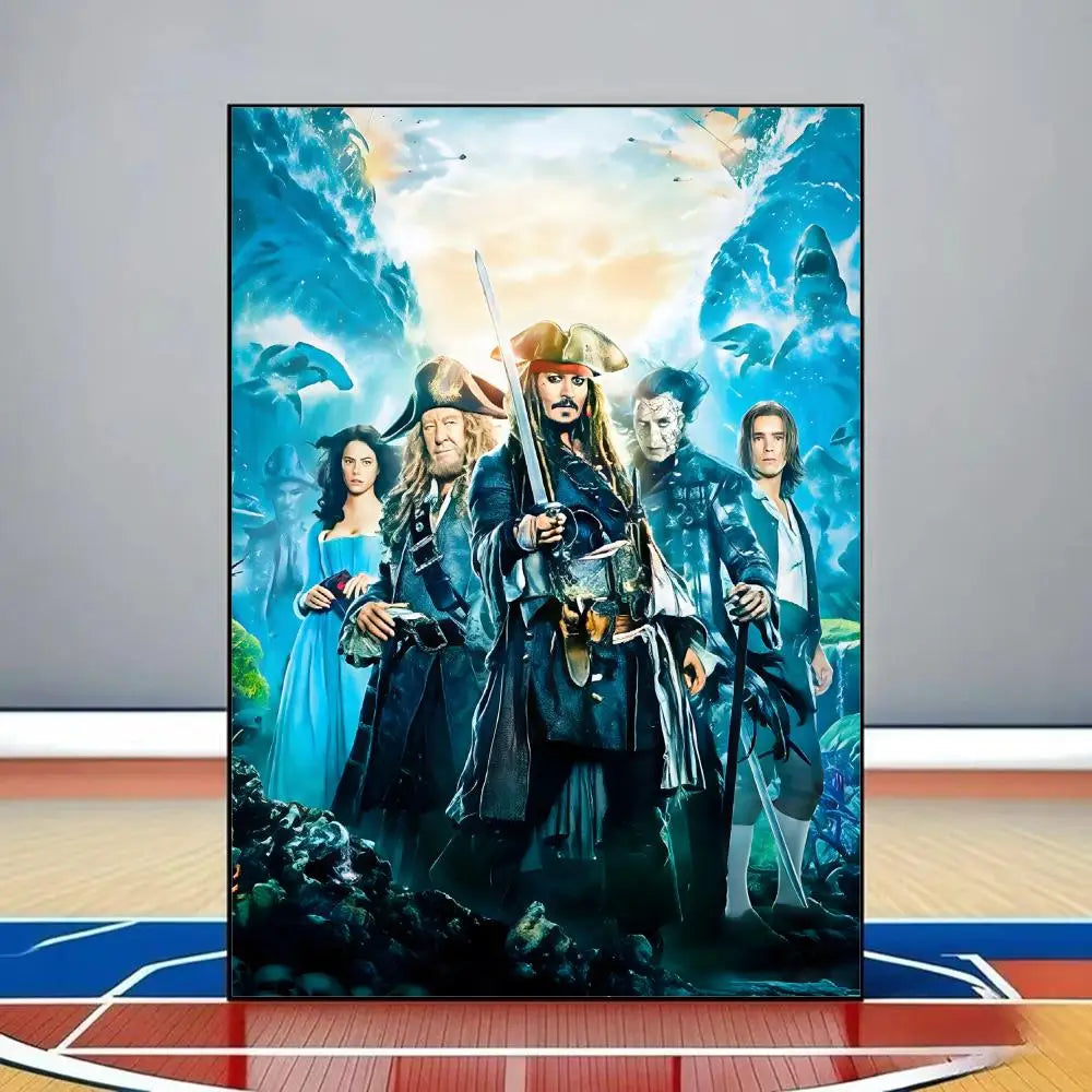Pirates of the Caribbean Black Pearl Canvas Poster | Wall Art