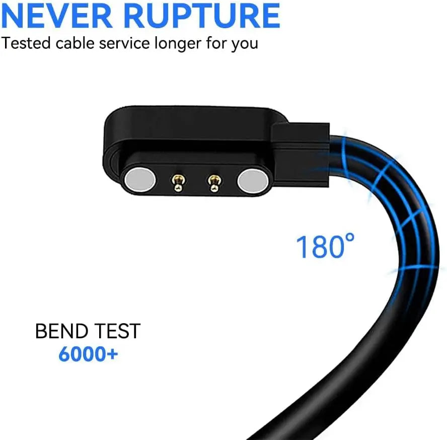 USB Charger Cable for Mibro Smart Watch GS Pro A2 A3 T1 T2 C2 Peaceful Pleasures Health and Wellness