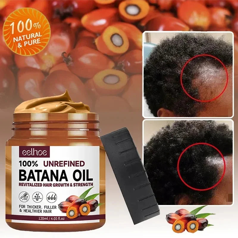 Batana Hair Growth Oil Conditioner Anti Hair Loss Products Fast Growing Hair Mask Nourishing Repair Roots Hair Care for women Peaceful Pleasures Health and Wellness