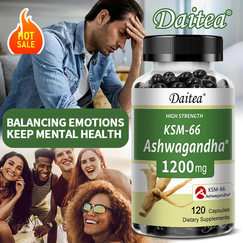 KSM-66 Ashwagandha 1200mg – Stress, Sleep & Mood Support