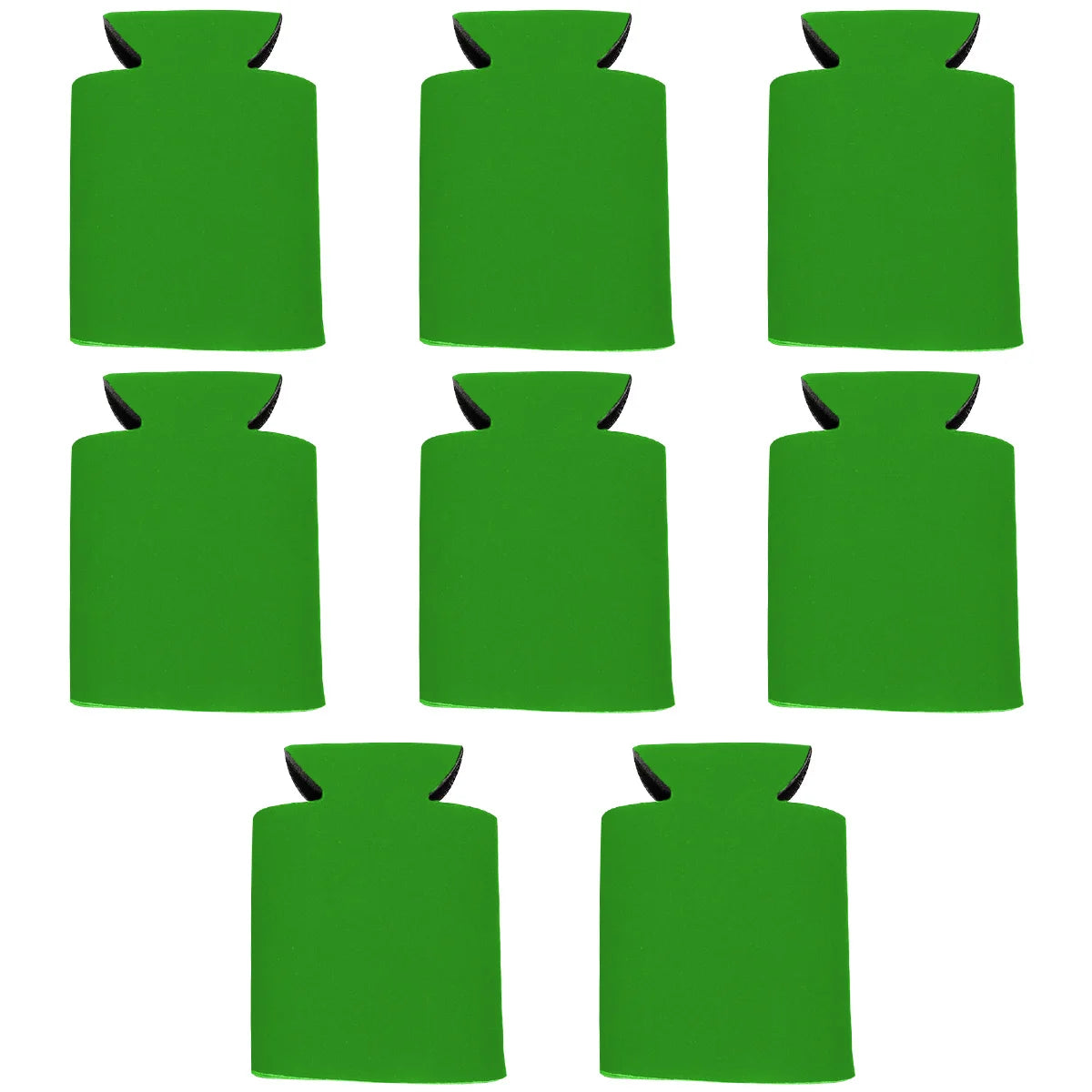 8Pcs Can Coolers, Collapsible Soda Cover Coolies, Sleeves for Weddings, Bachelorette Parties, Multicolor Peaceful Pleasures Health and Wellness army green