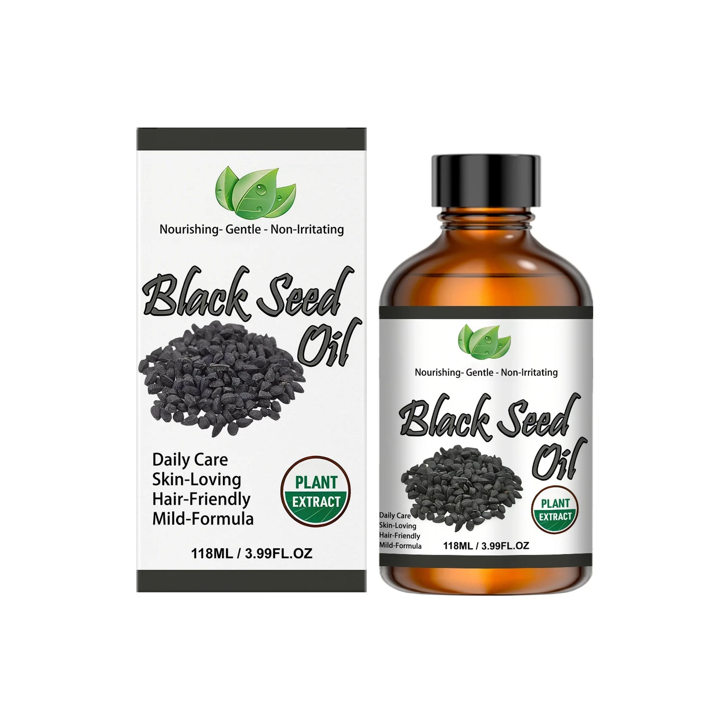 Organic Black Seed Oil for Hair, Face & Body – 118ml