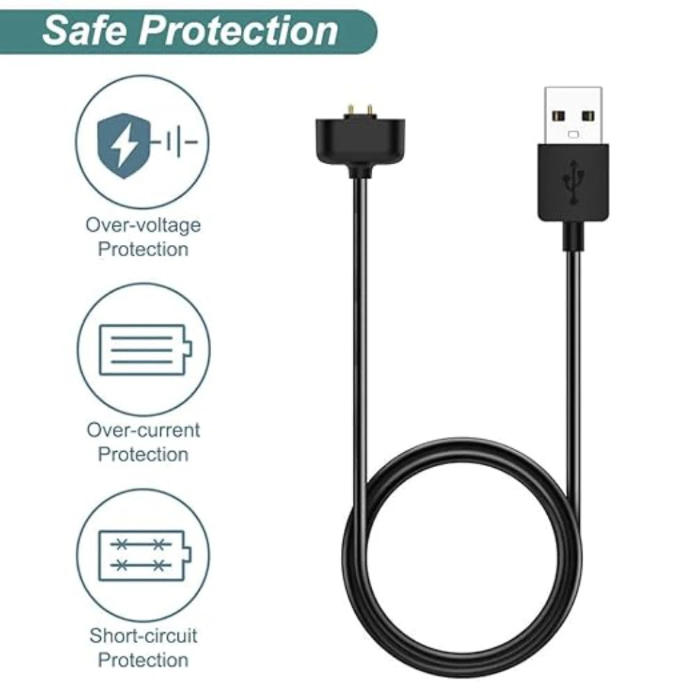 For Amazfit Band 7 Charger USB Charger Smart Watch Charger Replacement Charger 3.3ft Peaceful Pleasures Health and Wellness
