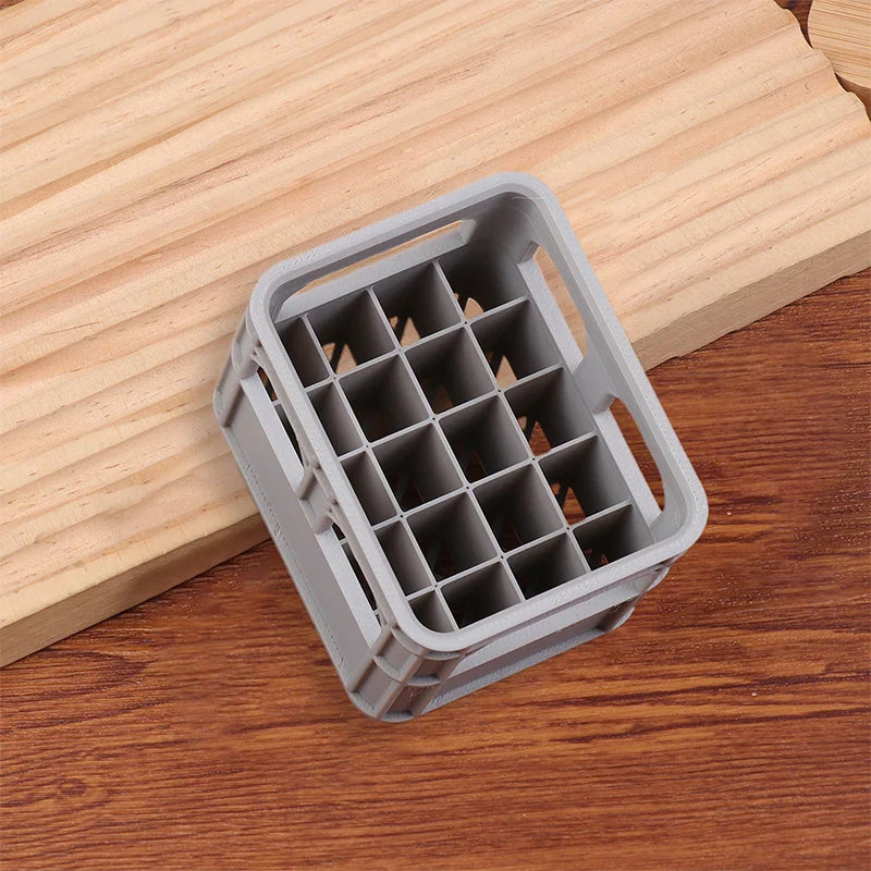 Stackable AA AAA Battery Storage Box | Beer Crate Organizer