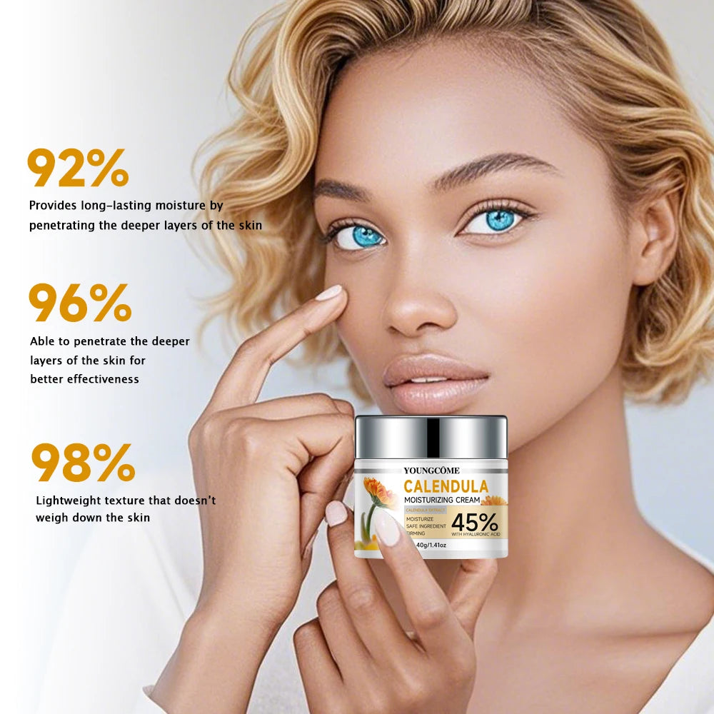 YOUNGCOME Calendula Face Cream – Anti-Aging & Moisturizer Anti-Aging Face Cream Peaceful Pleasures Health and Wellness