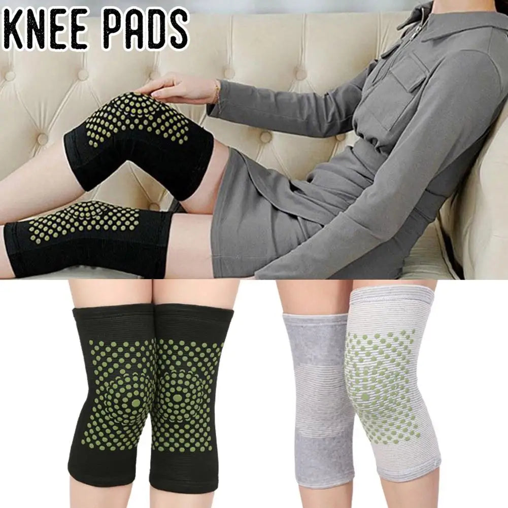 Self-Heating Tourmaline Knee Brace Sleeves – Far Infrared Warmth