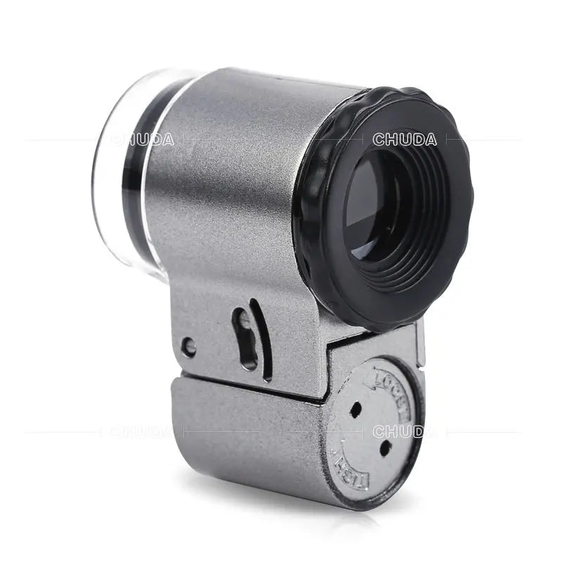 50X Handheld Magnifying Glass Mini Pocket Microscope Loupe Currency Detector Jeweler Magnifier with Led Uv Light Peaceful Pleasures Health and Wellness