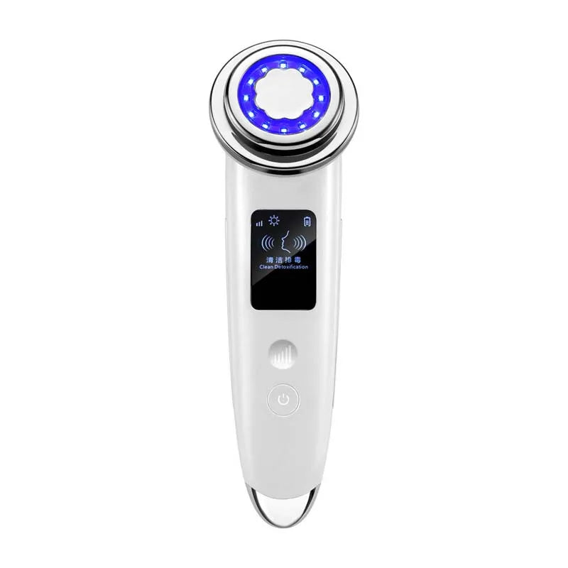 New Facial Beauty Introducer Household Rechargeable Import Skin Rejuvenation Instrument Essence Import and Export Peaceful Pleasures Health and Wellness WHITE