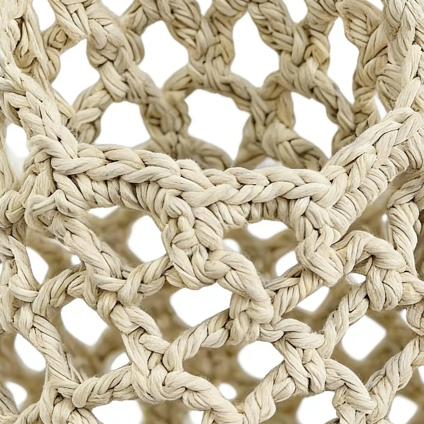 Handmade Macrame Plant Hanger | Boho Cotton Rope Wall Basket