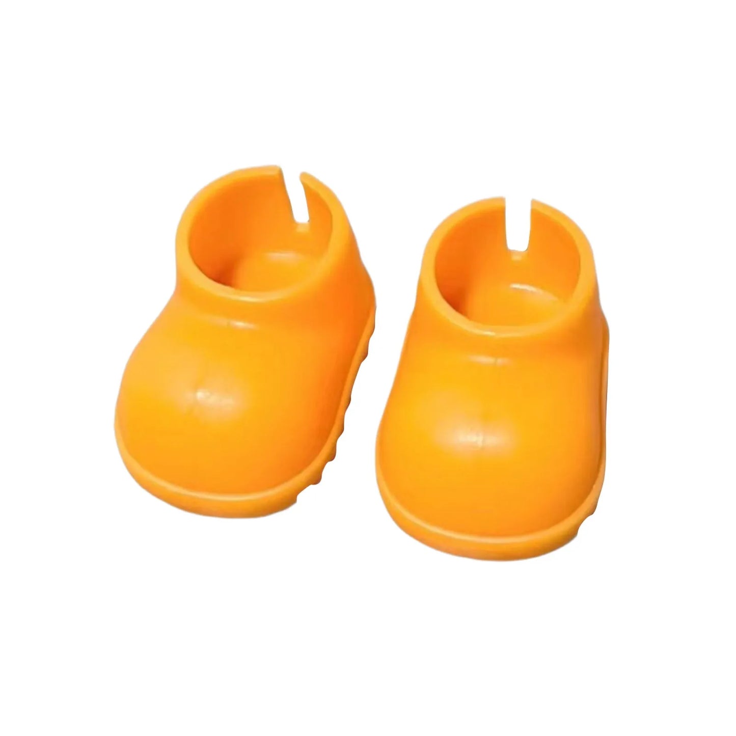 New Hand-made For 17CM Labubu Doll Shoes Dressing Replacement DIY Doll Leather Shoes Multiple Styles Doll Accessories Doll Toys Peaceful Pleasures Health and Wellness Orange One Size