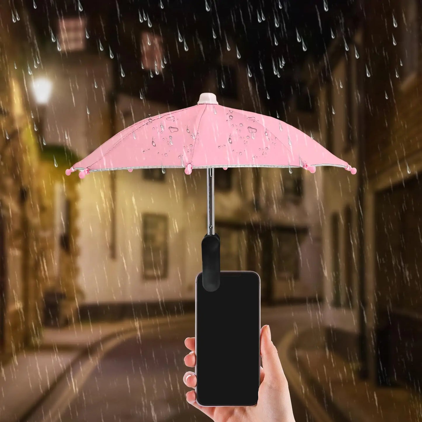 Mini Phone Umbrella Clip-On Sun Shade | Anti-Glare Outdoor