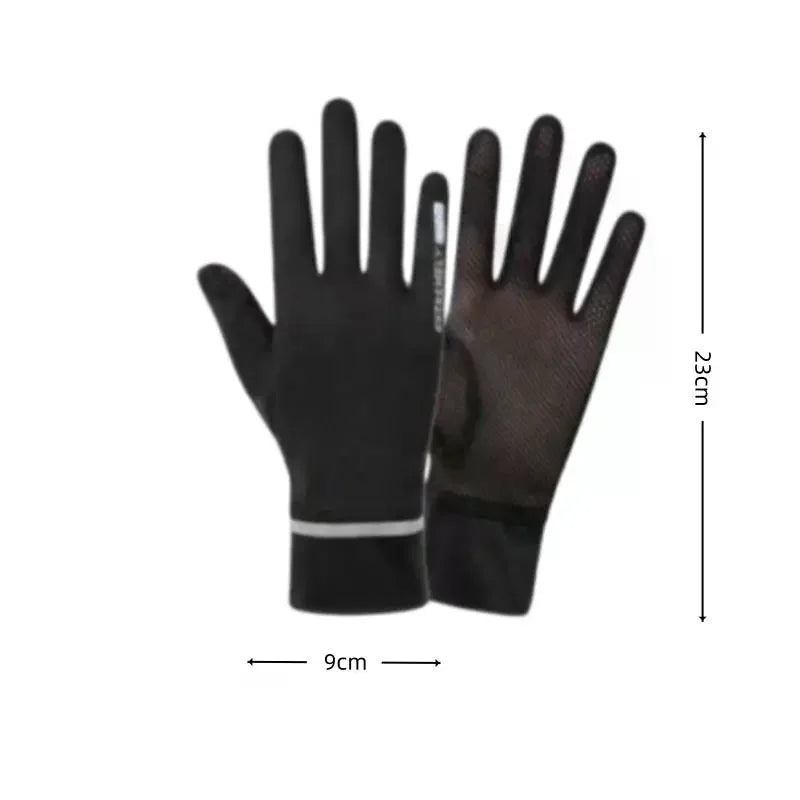 Women's UV Sun Gloves – Breathable Mesh, Touchscreen, Non-Slip