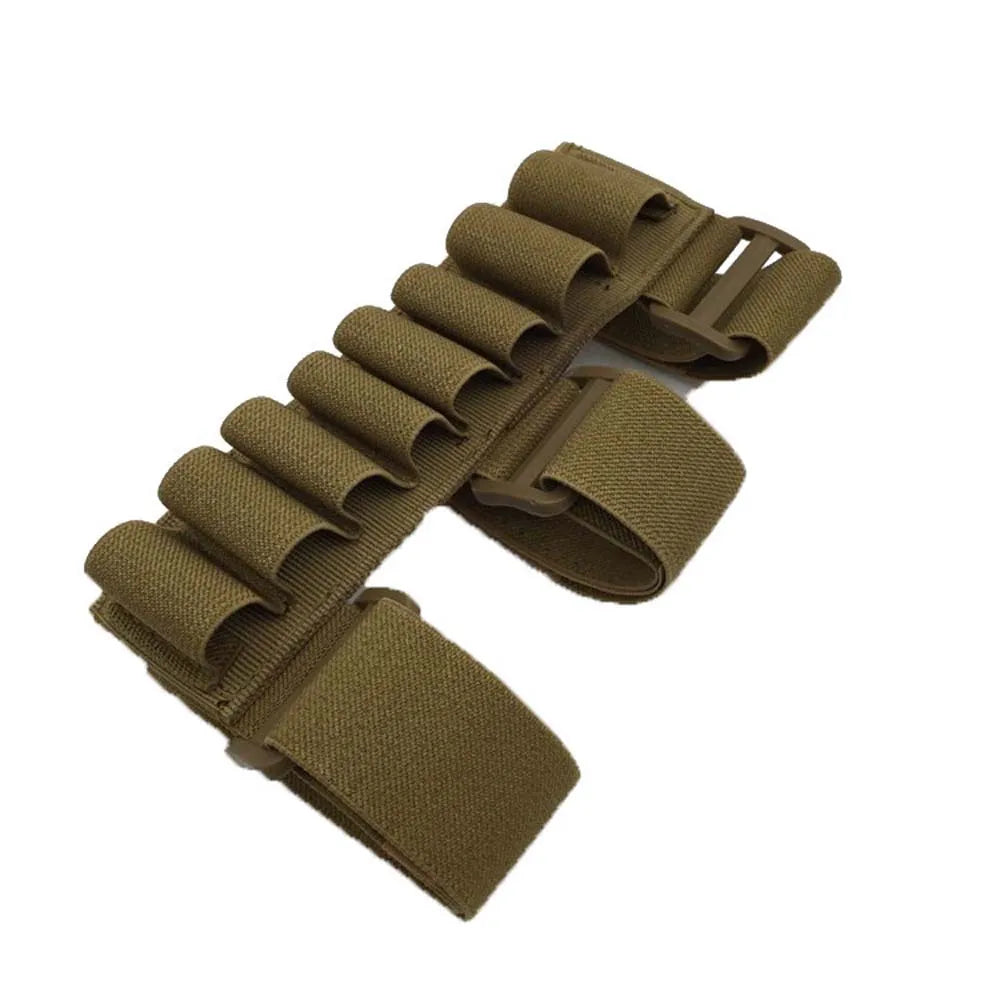Tactical 8 Round Ammo Pouch Ammo Carrier Bag 12/20 Gauge Molle Shotgun Bullet Shell Holder Rifle Cartridge Hunting Accessories ﻿ Peaceful Pleasures Health and Wellness