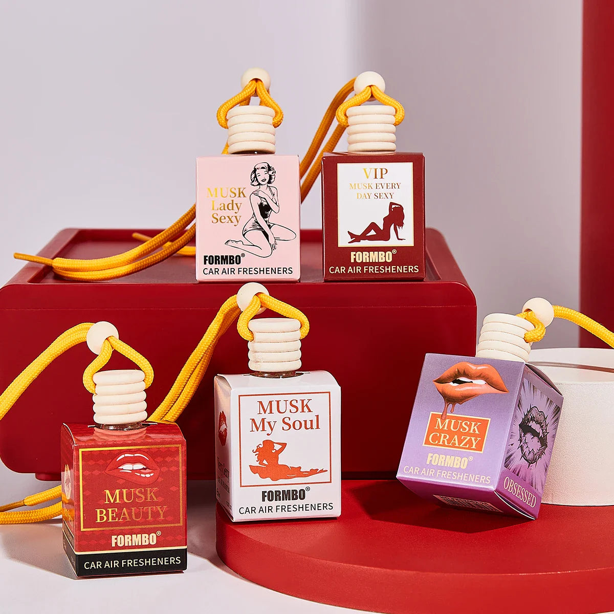 FORMBO Car Air Freshener – Lasting Fragrance & Deodorizer
