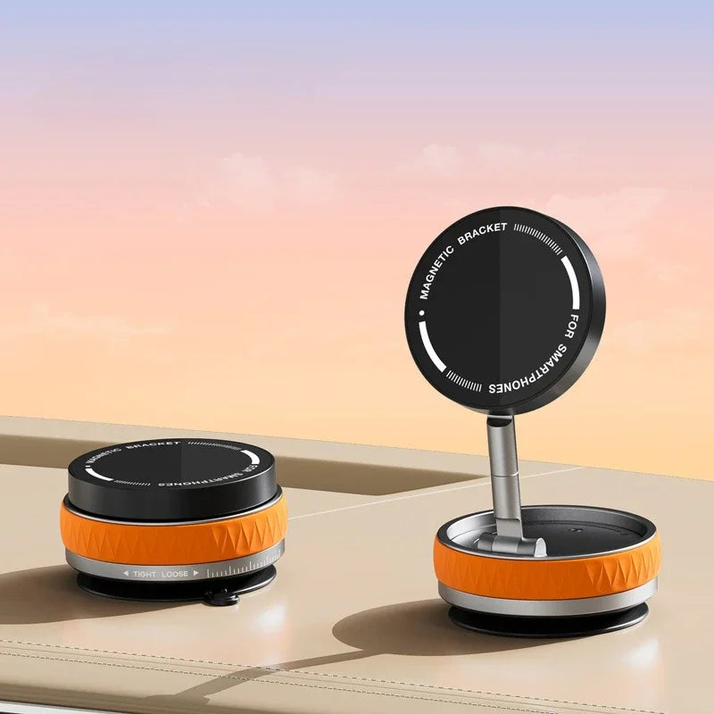 Magnetic Vacuum Suction Car Phone Mount | 360° Adjustable