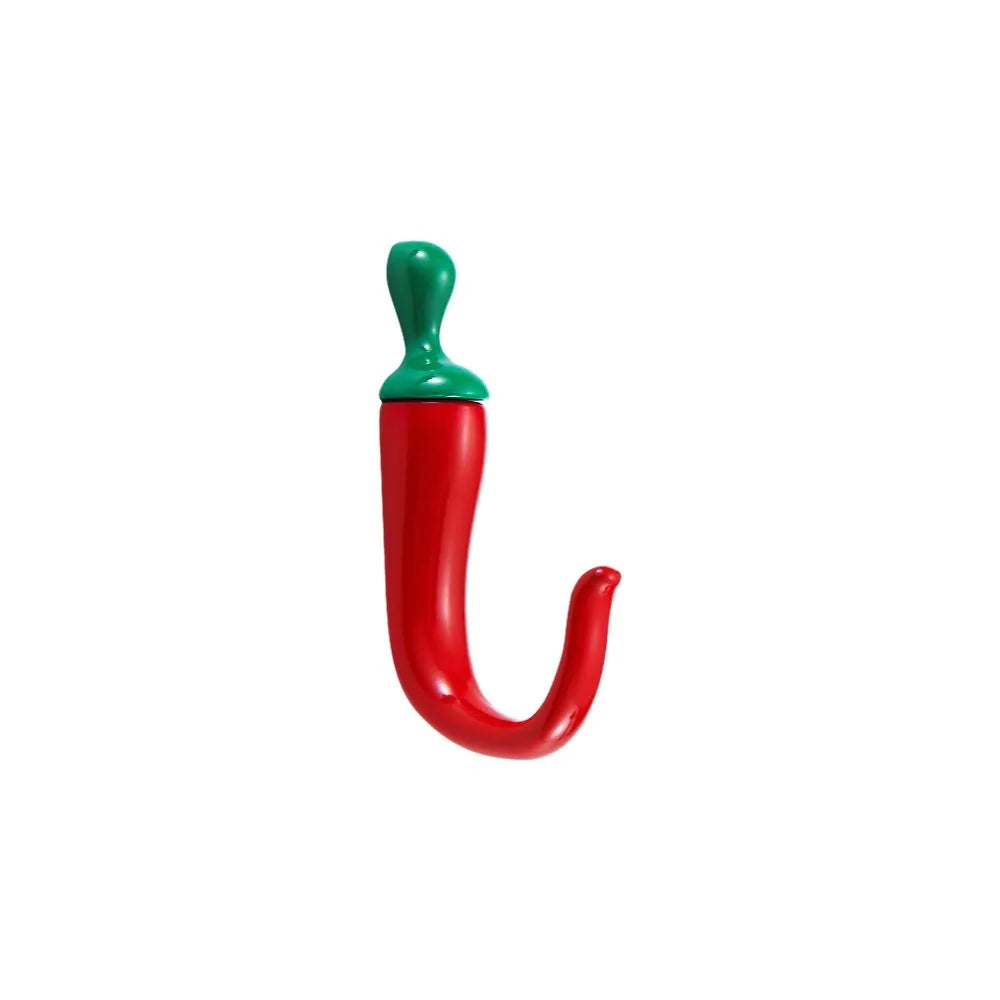 Zinc Alloy Chili Wall Hook – Waterproof Coat & Key Hook