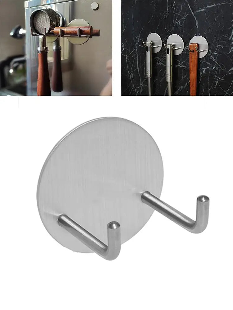 Portafilter Wall Rack 51–58mm | Stainless Steel Espresso Holder
