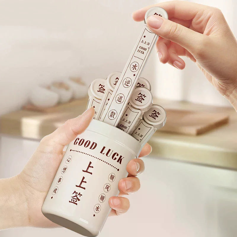 Luck Sign Food Sealing Clips 6-Pack | Fridge Bag Clips