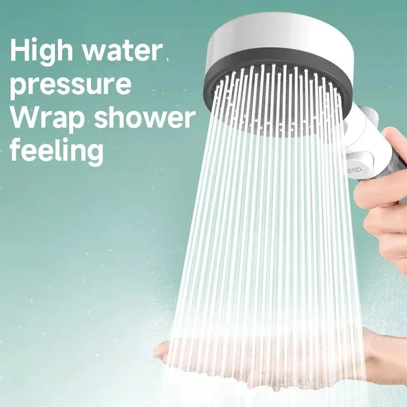 8-Mode Filtered Shower Head | High Pressure & One-Key Stop