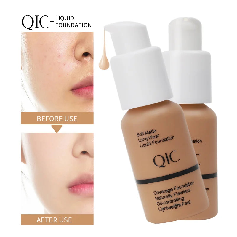 QIC Matte BB Cream – Full Coverage Waterproof Foundation