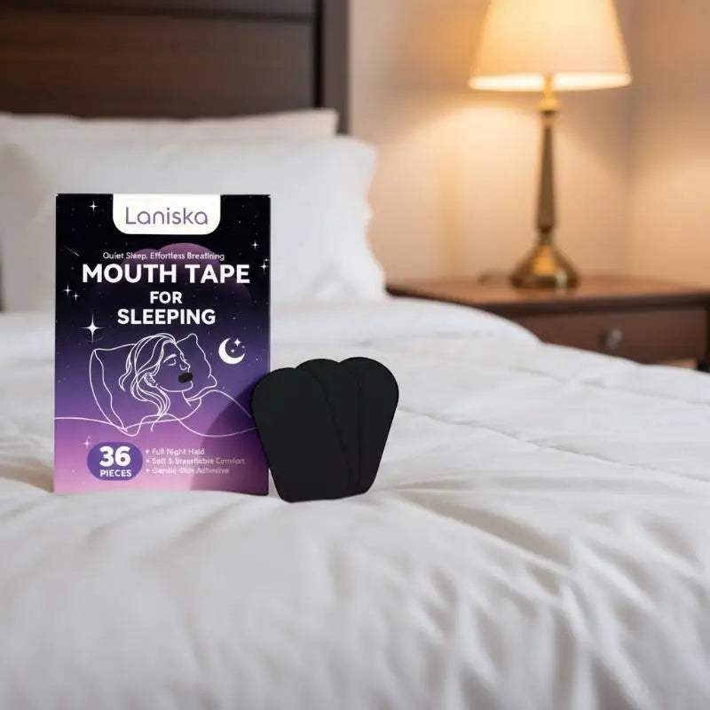 36Pcs Anti Snoring Mouth Tape Better Sleeping Mouth Breath Strips Grade Nose Breathing Stickers for Home Travel Peaceful Pleasures Health and Wellness