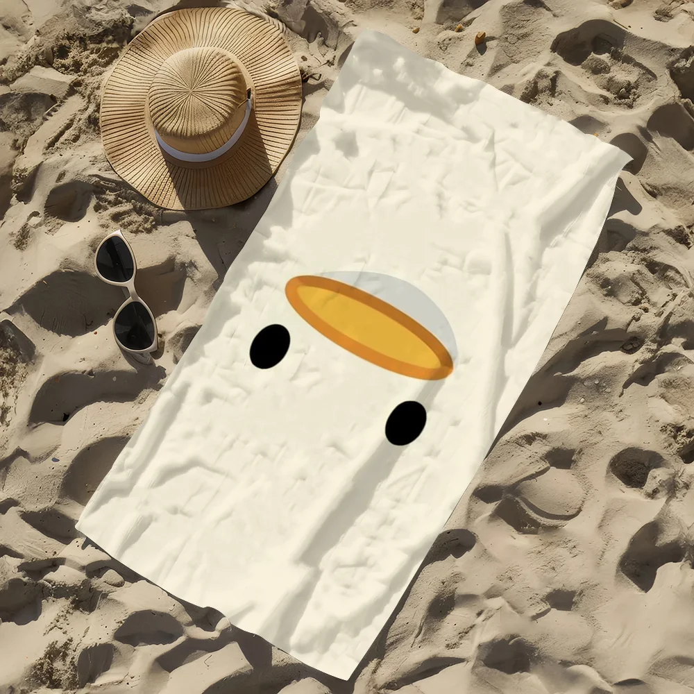 Duck Cartoon Quick-Dry Beach Towel | Soft Pool & Sport Towel Quick-Dry Beach Towel Peaceful Pleasures Health and Wellness