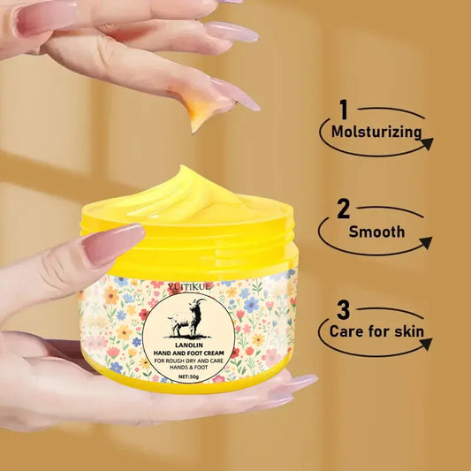 YUITIKUE Lanolin Hand & Foot Cream 50g – Dry Skin Repair Hand & Foot Cream Oasis Select Default Title