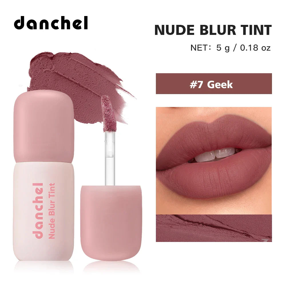 Danchel Nude Blur Tint – 2-in-1 Matte Lip & Cheek Blush