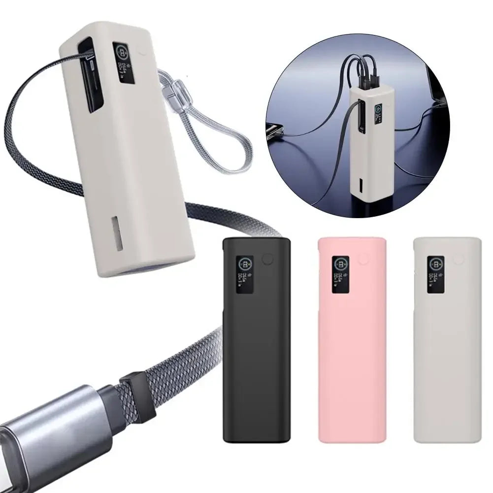 For Baseus 25000mAh Power Bank Silicone Case Bag Anti-collision Anti-touch 360° All-round Protection Sleeve Carrying Travel Case Peaceful Pleasures Health and Wellness