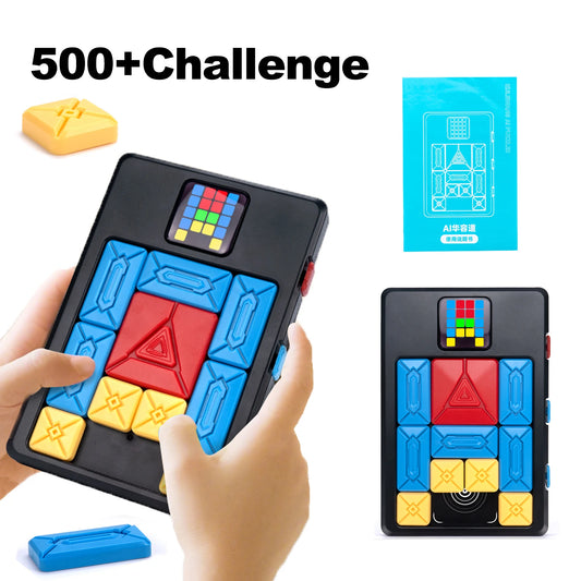 AI Huarong Road Magnetic Suction Block Sliding 500+ Levels Puzzle Peaceful Pleasures Health and Wellness