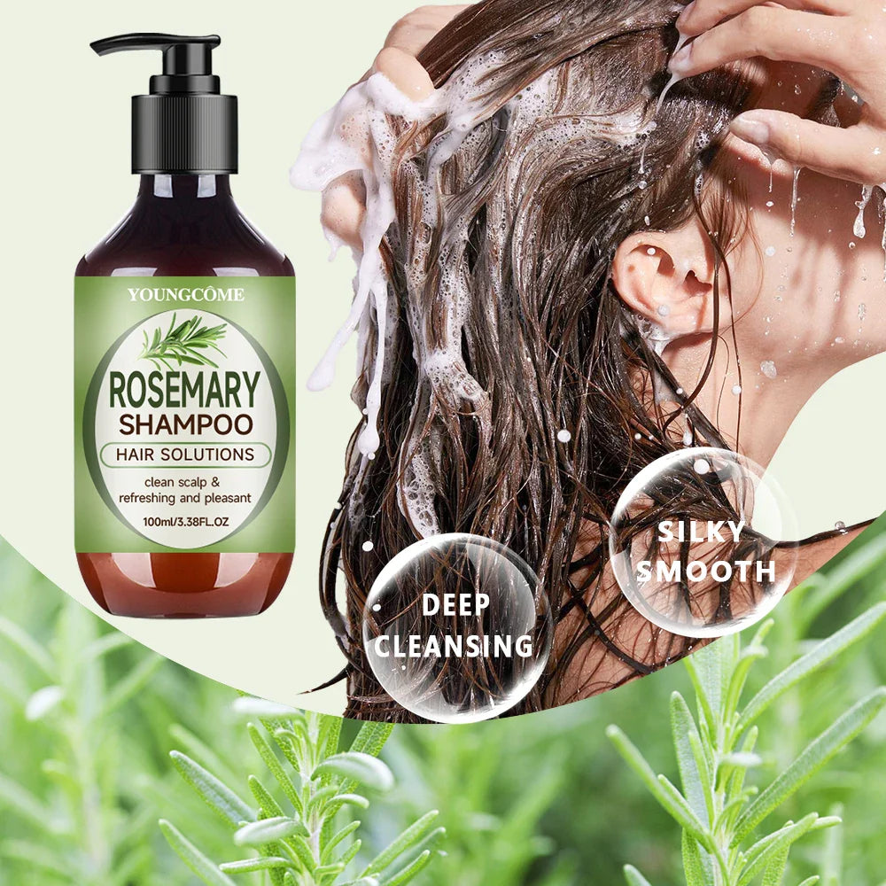 Rosemary Essential Oil Hair Mask & Nourishing Serum – YOUNGCOME