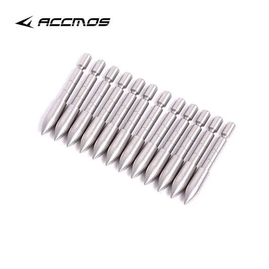 Archery ID3 2 4 5 6 8 0 Stainless Steel Insert Arrowhead Point Tips Peaceful Pleasures Health and Wellness ID6.2 100gr-7.6mm
