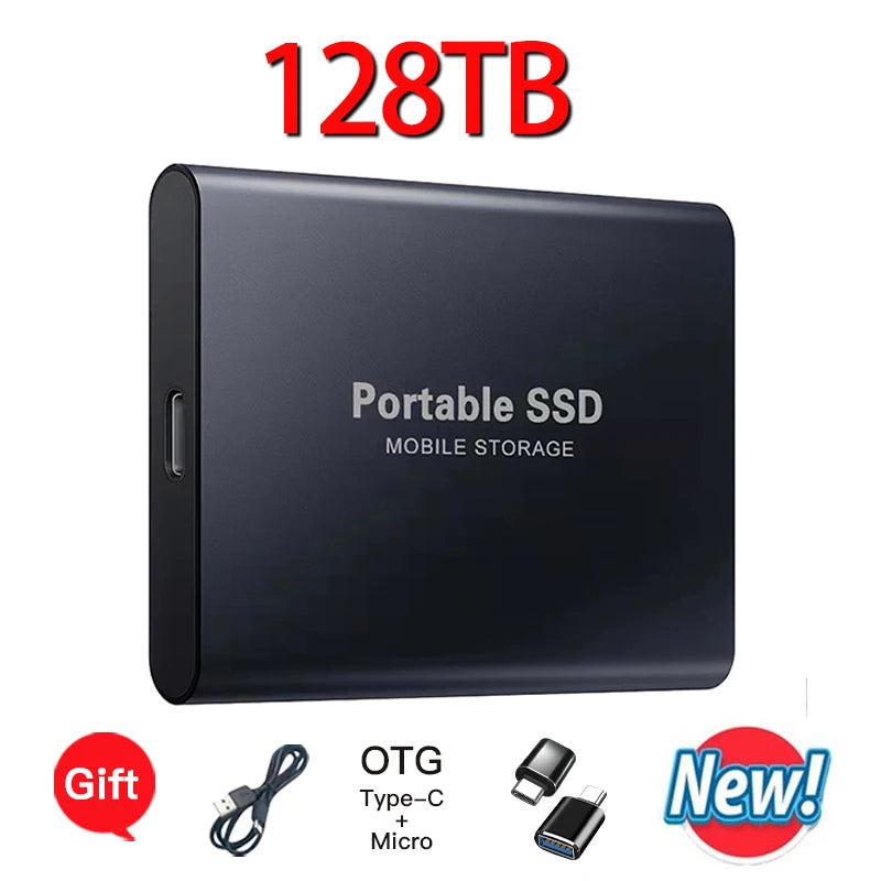 EOENKK Portable External SSD USB 3.1 Type-C High-Speed Drive