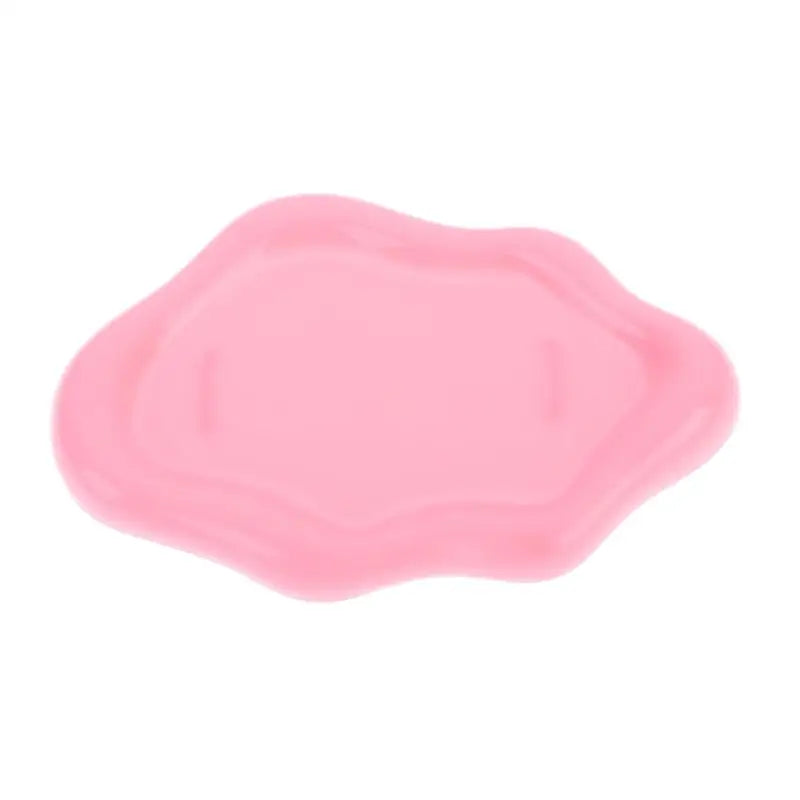 Cloud Shape Plastic Jewelry Tray Organizer for Rings Earrings Bracelets Ideal for Home Desk Storage Modern Design Peaceful Pleasures Health and Wellness Pink