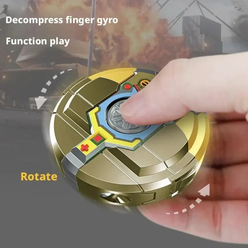 Transformable Robot Mech Gyro Fidget Spinner Toy – Boys Gift