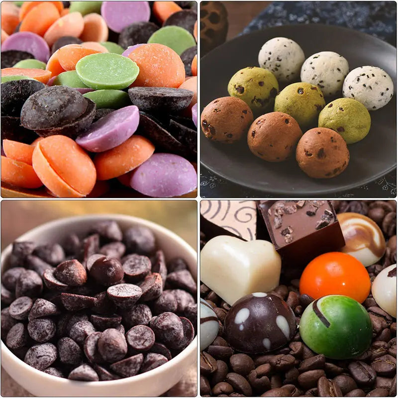 468/228 Cavity Mini Round Silicone Mold Chocolate Drops Mold Dog Treats Pan Candy Mold Ganache Jelly Baking Molds Peaceful Pleasures Health and Wellness
