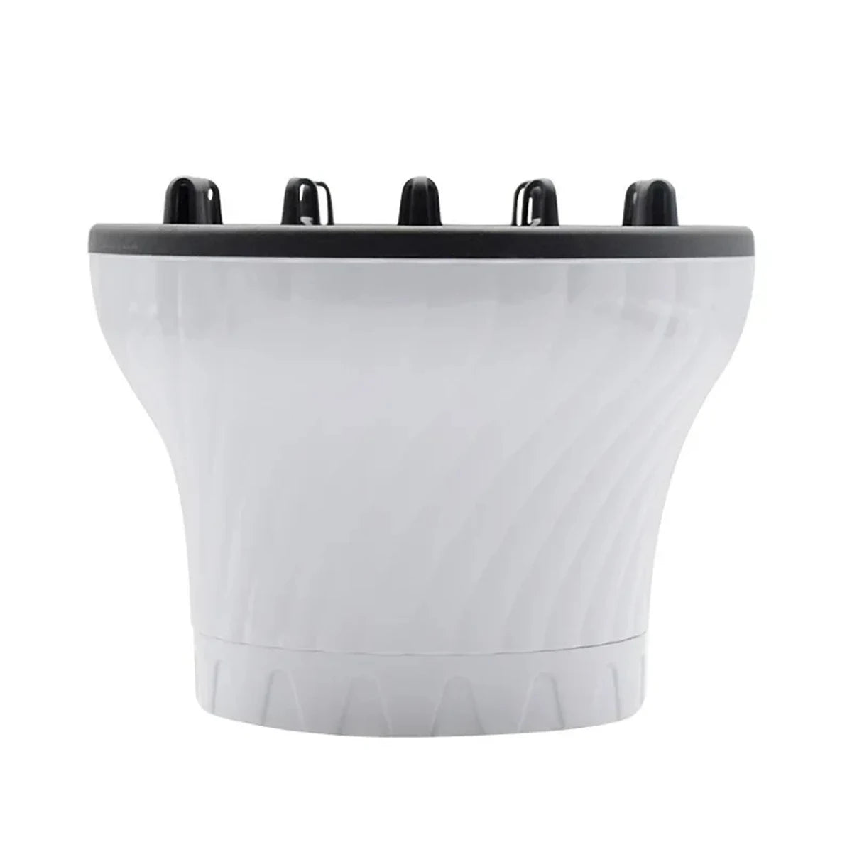 Barbershop Universal Hair Diffuser Cover Barber Curling Hair Dryercover with Rotatable Design Salon Household Curly Styling Tool Peaceful Pleasures Health and Wellness white