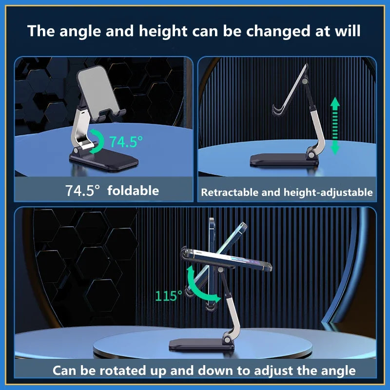 Foldable Phone & Tablet Desk Stand – Universal Holder