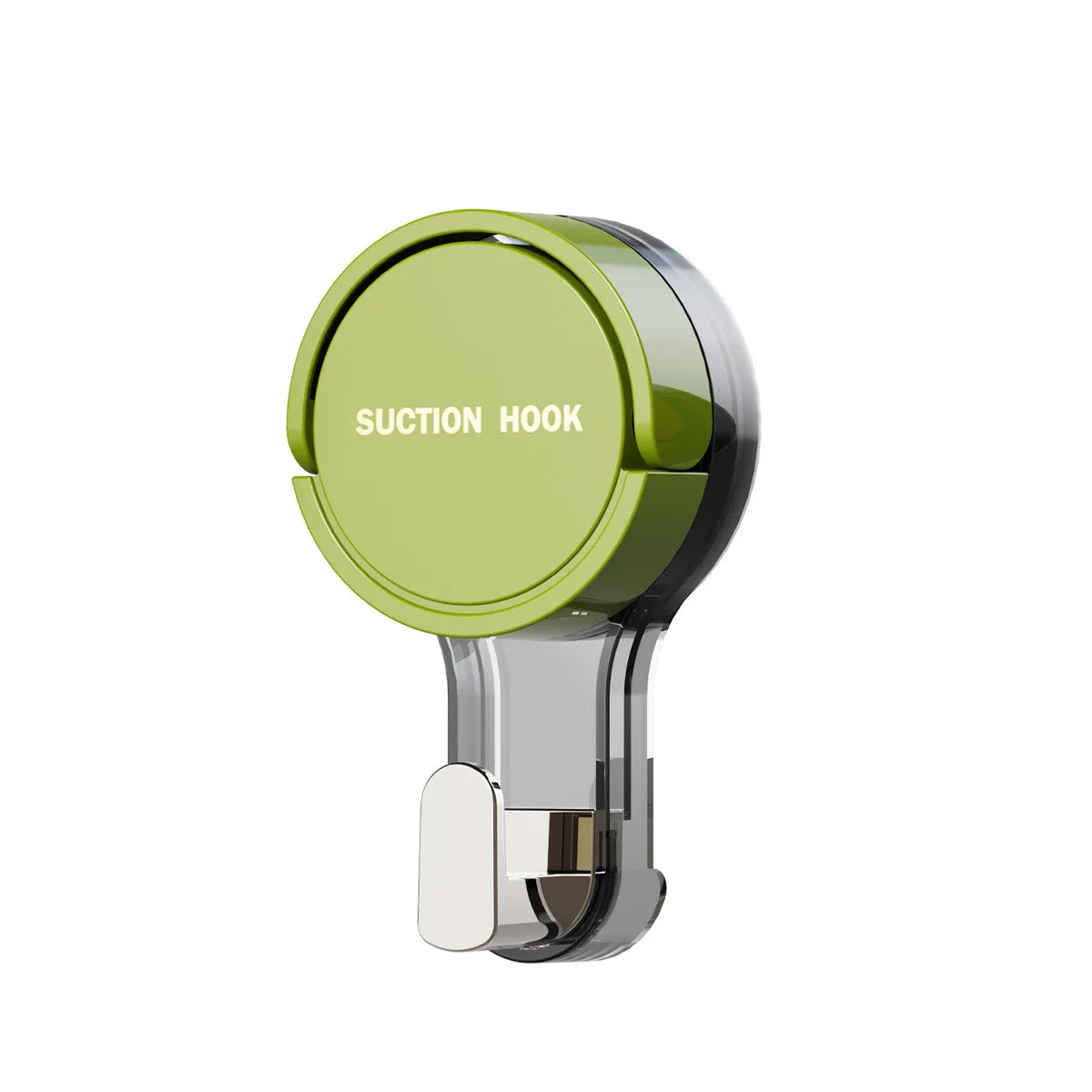 Creative suction cup hook, no punching, bathroom door, no trace, vacuum adhesive hook, kitchen storage rack Peaceful Pleasures Health and Wellness green