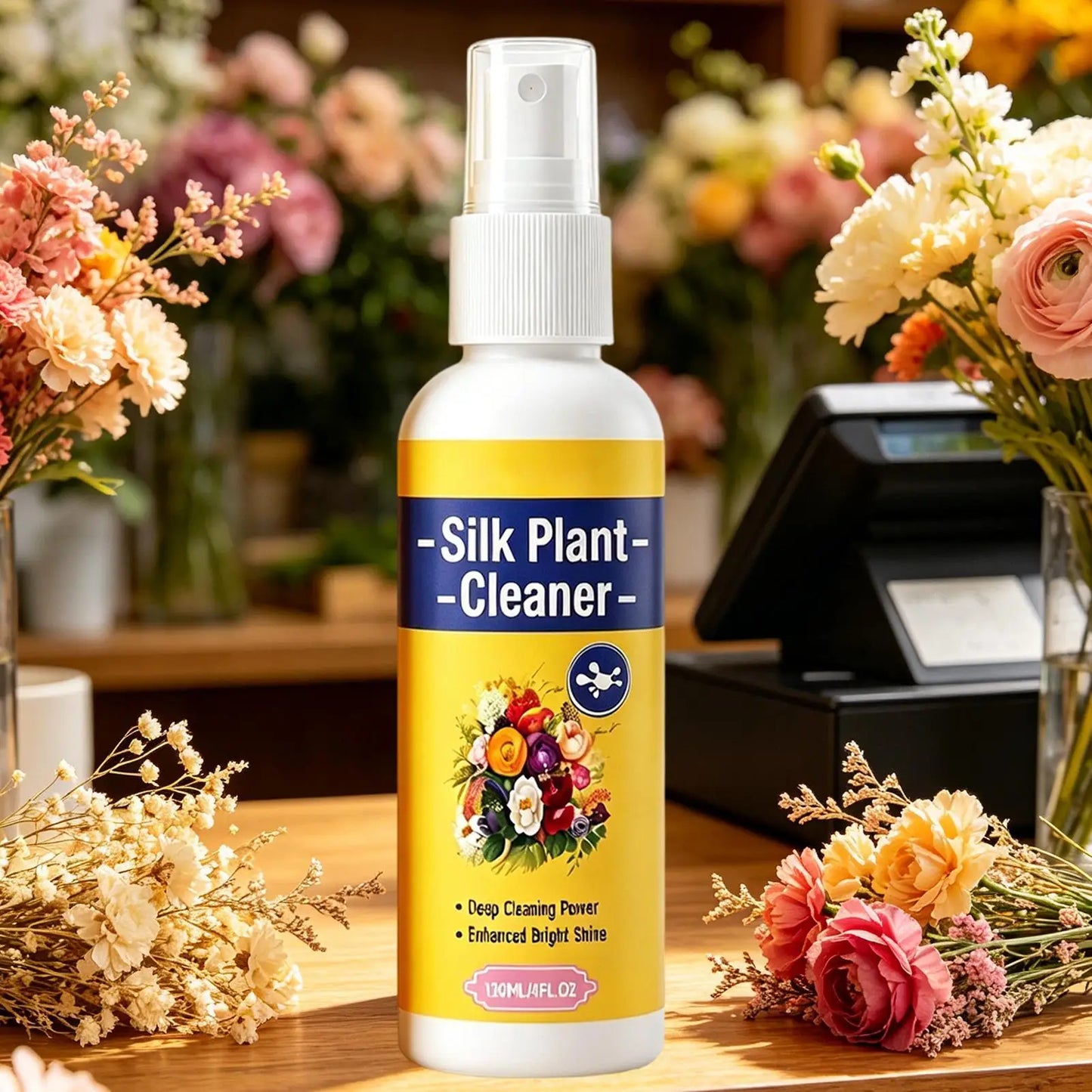 Silk Plant Cleaner Spray – No-Wipe Shine & Protectant 120ml