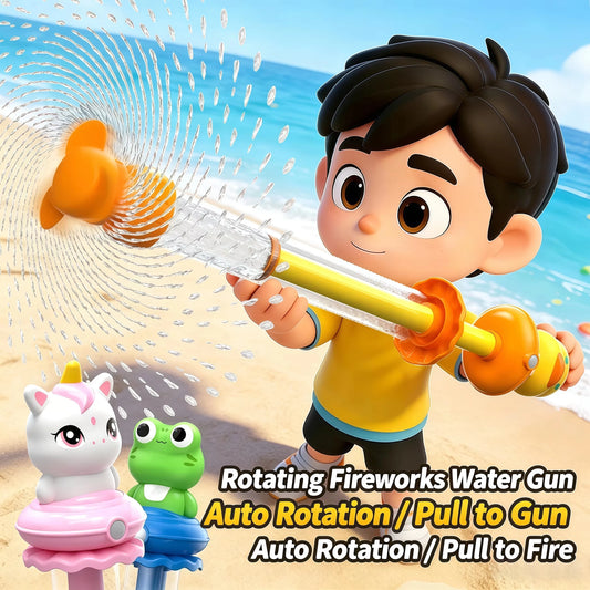 Kids Water Gun Toy – Summer Water Fight Pull Spray Pistol Kids Water Gun Toy Peaceful Pleasures Health and Wellness