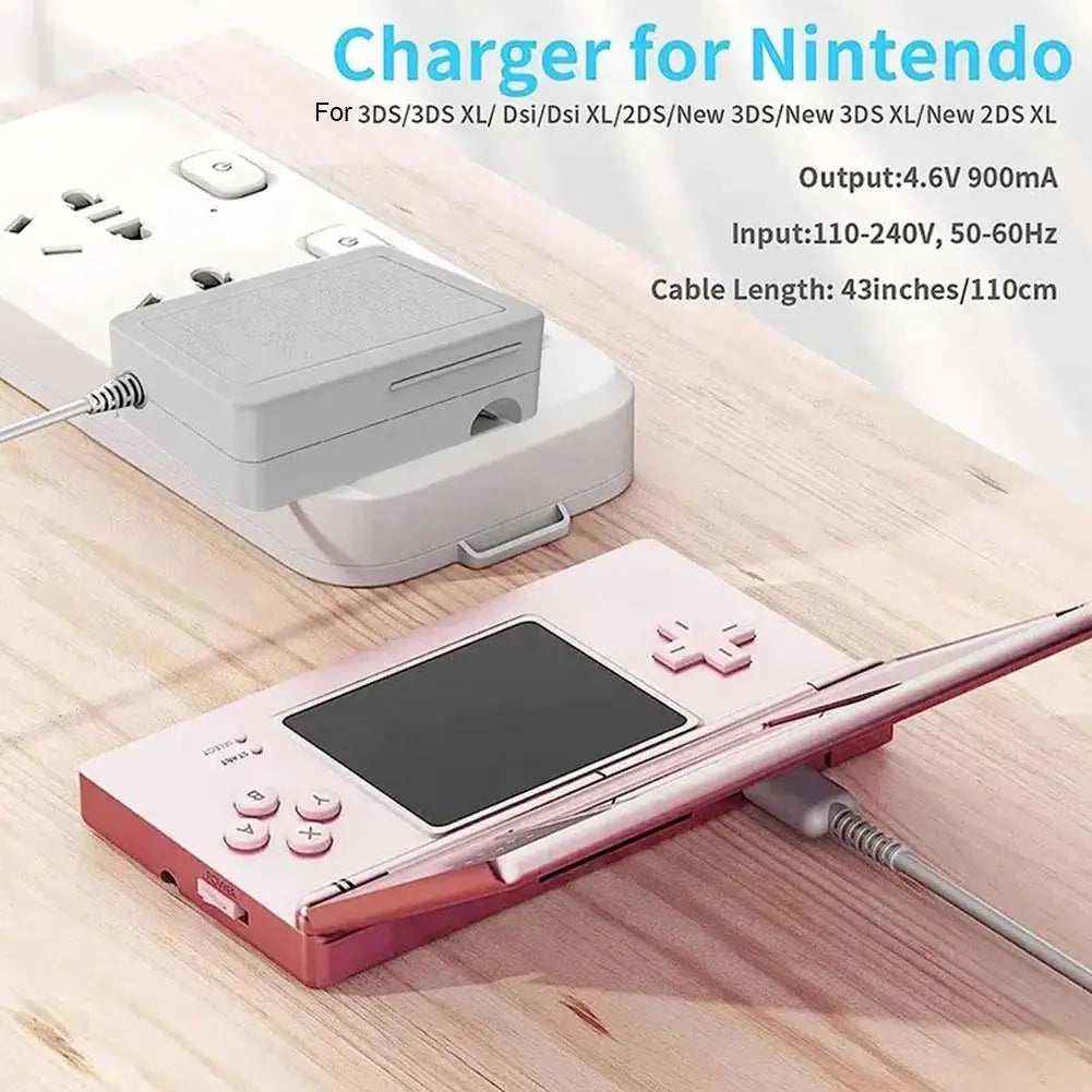 Nintendo 3DS / 2DS / DSi AC Wall Charger Adapter (US Plug) Peaceful Pleasures Health and Wellness