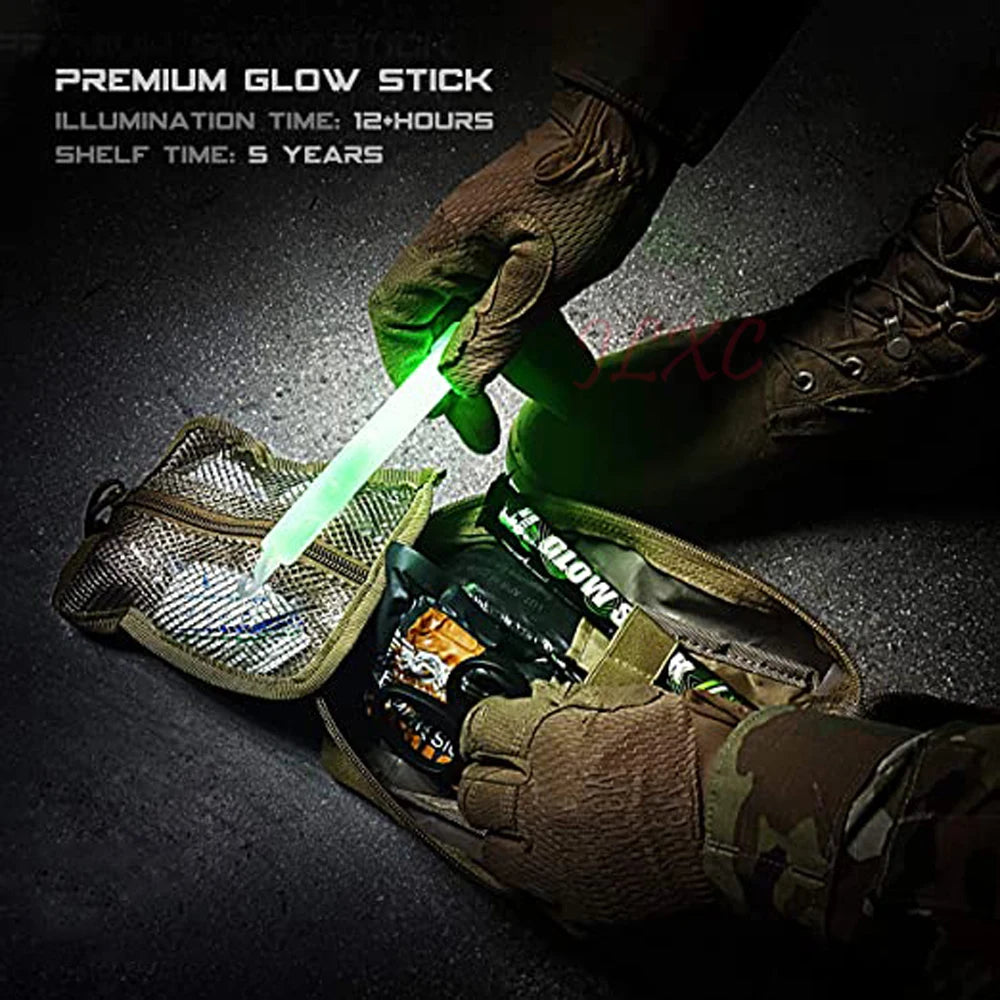 Glow Sticks 6 Inch Fluorescence Light For Hiking Camping Outdoor Emergency Concert Party Light Emergency survival tools Peaceful Pleasures Health and Wellness