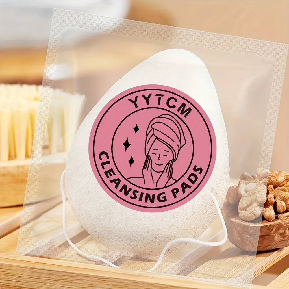 Walnut Seed Konjac Face Sponge, Natural Cleansing Puff for Face, Makeup Removal, and Soft Facial Cleansing Tool Peaceful Pleasures Health and Wellness