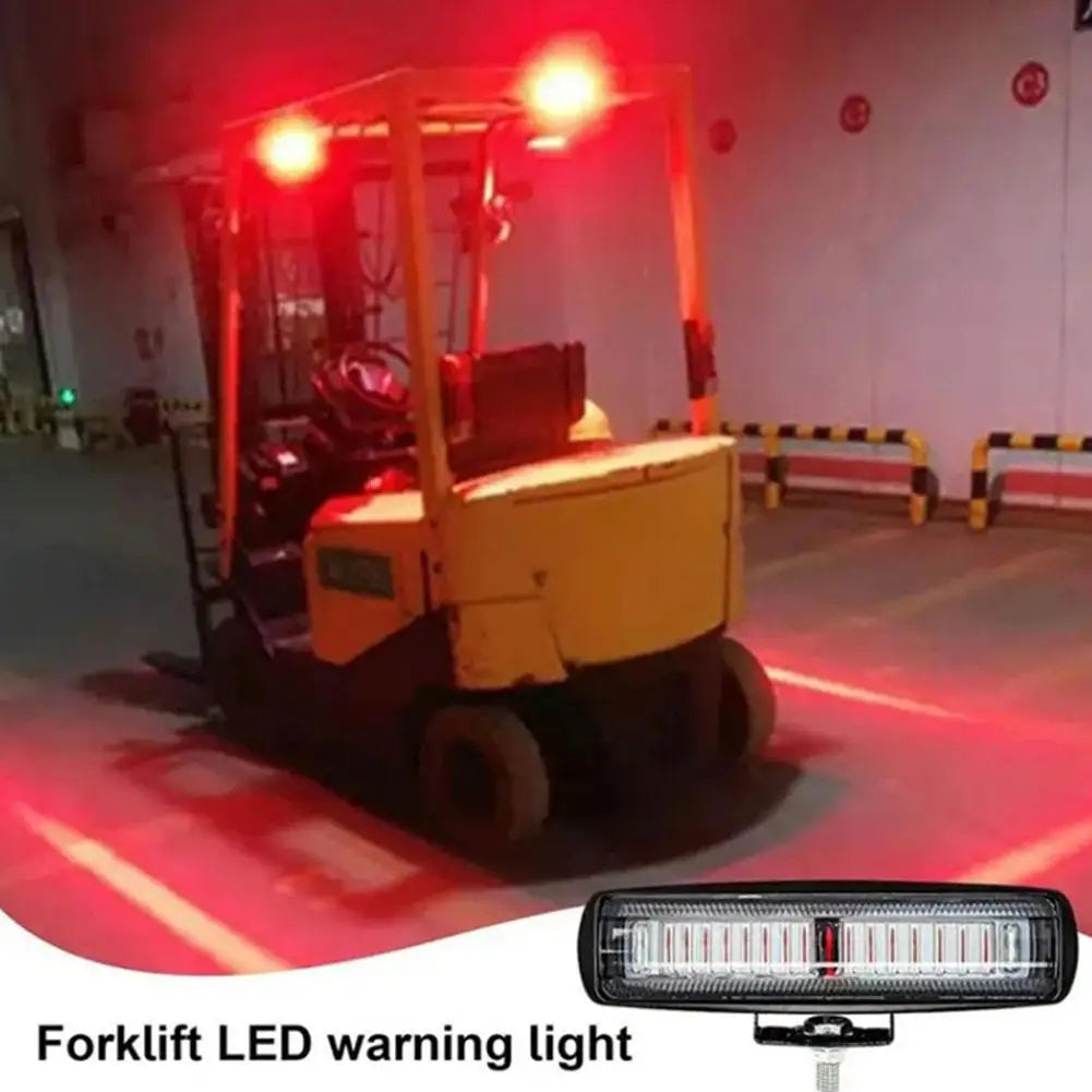 30W Forklift LED Warning Light | 15 LED Danger Zone Safety Lamp
